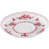 LE COQ PORCELAINE Anthiros piattino per tazza caffè bianca e porpora Ø cm 13 (minimo 6 pezzi)