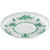 LE COQ PORCELAINE Anthiros piattino per tazza tè bianca e verde Ø cm 15 (minimo 6 pezzi)