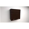 Alfredo Calandrelli PENSILE SCOLAPIATTI H 90xL 60xP 33 COMPLETO DI SCOLAPIATTI IN ACCIAIO INOX (WENGè)