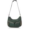 Love Moschino, BORSA A SPALLA Donna, Verde, Taglia unica