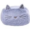 Pioupiou et Merveilles - Pouf Orecchie Gatto per la cameretta dei bambini - Glitter Grigio - per bambini tra 1 e 4 anni - Made in France - Comfort - Libertà di movimento - 16668