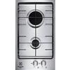 Electrolux Piano Cottura a Gas da Incasso 2 Fuochi Larghezza 29 cm colore Inox - PQX 320 V Linea Domino