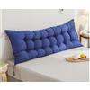 Hoowarm Cuscino Schienale Letto E Divano, Cuscino da lettura per letto Schienale, Cuscino Per Testiera Singolo/Matrimoniale,Premium Imbottito Cuscini Testata letto, Cuscino da Parete(I,90x50x10cm)