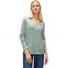 Street One A302365 Maglione Lavorato a Maglia, Wave Green Melange, 42 Donna