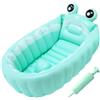 Duqulle Vaschetta per il bagnetto | Vaschetta da bagno portatile per con pompa ad aria | piscina gonfiabile pieghevole per vasca da bagno neonatale portatile per bambini di età compresa tra 0 e 8 Duqulle