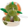Idena 40367-Mini nell'uovo, Circa, Dinosauro Verde, Peluche da coccolare e Amare, Multicolore, 13 cm, 40367