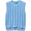 United Colors of Benetton Maglia G/C S/M 1594D108X Maglione, Pervinca 2A4, L Donna