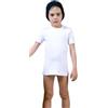Generico 3 Maglie Manica Corta Girocollo in Caldo Cotone Bambino. Adatto per la Stagione Fresca (IT, età, 12 Anni, Regular, Bianco)