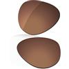 LenzReborn Lente polarizzata di ricambio compatibile con occhiali da sole Ray-Ban RB3026 - Altre opzioni, Marrone Ruggine - Polarizzato, Taglia unica
