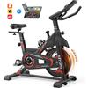 Kitopa Cyclette da Casa, Cyclette per Casa con Bluetooth APP, Resistenza Magnetica, Volano da 15 kg, Schermo Monitoraggio, Supporto Tablet, Max 150 kg