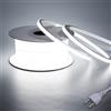 BENLUN Striscia LED Neon 220V 10 metri, 6000K Bianco Freddo Strisce LED Senza Trasformatore, 10W/M 120LEDs/M Luci LED Flessibile Esterno Impermeabile con Spina, per Commerciale, Residenziale