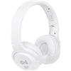 Trevi DJ 601 M Cuffia Hi-Fi Digital Stereo, Microfono Integrato, Tasto di Risposta Chiamata, Archetto Ripieghevole, Cavo 1.2m, Bianco