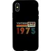 Vintage 1975 Limited Edition Retro Casse Custodia per iPhone X/XS Vintage 1975 Edizione Limitata Retro Cassette Tape Birthday 49