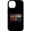 Vintage 1990 Limited Edition Retro Casse Custodia per iPhone 14 Vintage 1990 Edizione Limitata Retro Cassette Tape Compleanno 34