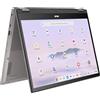 Asus Chromebook Plus CM3401FFA#B0D9BKLCFN, Notebook da 14 WUXGA Glossy, 60Hz, Processore AMD Ryzen 3 7320C, RAM 8GB, 256GB SSD, Grafica AMD Radeon, ChromeOS, Grigio zinco