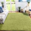 XSIVOD Grande tappeto per soggiorno, super morbido, per camera da letto, soggiorno, tappeto di lusso, soffice, ideale per camera da letto, cameretta dei bambini, 200 x 300 cm, verde