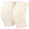 Alomejor 1 Paio di Ginocchiere, Ginocchiere Protettive in Spugna Addensate per Danza Yoga Multi Sport (Bianco)