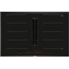 Bosch Piano Cottura Induzione con Cappa Integrata Filtrante 4 Fuochi Larghezza 82 cm in Ceramica colore Nero - PXX875D57E Serie 8