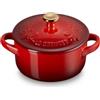 LE CREUSET Mini Cocotte Holly 10 cm Ciliegia