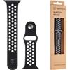 TACTICAL CINTURINO 164 SILICONE PER APPLE WATCH 1-2-3-4-5-6-7-8-9-10-11 SE ULTRA 1-2-3 42-44-45-49mm BLACKWHITE