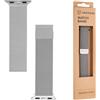 TACTICAL CINTURINO 338 LOOP MAGNETIC PER APPLE WATCH 1-2-3-4-5-6-7-8-9 SE 38-40-41mm SILVER