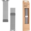 TACTICAL CINTURINO 356 LOOP MAGNETIC PER APPLE WATCH 1-2-3-4-5-6-7-8-9-10-11 SE ULTRA 1-2-3 42-44-45-49mm SILVER