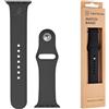 TACTICAL CINTURINO 456 SILICONE PER APPLE WATCH 1-2-3-4-5-6-7-8-9 SE 38-40-41mm BLACK