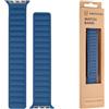 TACTICAL CINTURINO 728 LOOP LEATHER PER APPLE WATCH 1-2-3-4-5-6-7-8-9 SE 38-40-41mm BLU