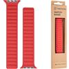 TACTICAL CINTURINO 740 LOOP LEATHER PER APPLE WATCH 1-2-3-4-5-6-7-8-9-10-11 SE ULTRA 1-2-3 42-44-45-49mm RED