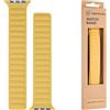 TACTICAL CINTURINO 744 LOOP LEATHER PER APPLE WATCH 1-2-3-4-5-6-7-8-9-10-11-12 SE ULTRA 1-2-3 42-44-45-49mm YELLOW