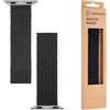 TACTICAL CINTURINO M 774S BRAIDED STRING PER APPLE WATCH 1-2-3-4-5-6-7-8-9-10-11 SE ULTRA 1-2-3 42-44-45-49mm BLACK
