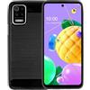 BCASE CUSTODIA B-CASE TPU SILICONE COVER CASE PER LG K62 CARBON METAL BLACK