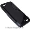 MAXY SSYL CUSTODIA TPU SILICONE COVER CASE PER HTC ONE V BLACK