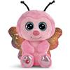 NICI GLUBSCHIS Farfalla Lilli Papilli 15 cm - pupazzo in morbido Peluche, simpatico Peluche da Coccolare e con cui Giocare, per Bambini e Adulti, 48734, idea regalo, Rosa