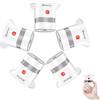 Heiman Mini Rilevatore di Fumo - Red Dot Design Award - Certificato TÜV EN 14604, CE, UKCA, DBI e RoHS, Sensore Fotoelettrico, Batteria 10 Anni Sostituibile, Test & Silenzio (5 PCS)
