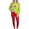 sarcia.eu The Grinch Pigiama donna a due pezzi, maniche lunghe, festivo L