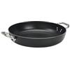AGNELLI Tegame 2 Manici Antiaderente 3mm Al-Black