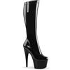 Pleaser USA Pleaser Adore-2000 Blk Str Pat/Blk 36