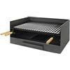 EL ZORRO Imex El Zorro 71514 Cassetto per barbecue in acciaio inox con griglia