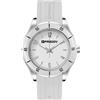 Freddy Orologio donna in silicone e ceramica bianco e argento