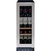 AVINTAGE Cantinetta Vino da Incasso 21 Bottiglie, Classe F - Ripiani in Metallo e Legno, Vetro Anti UV, Luce LED colore Acciaio Inox - AVU23TXA