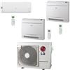 Lg Climatizzatore Condizionatore LG Libero Smart Wifi più Console R32 Trial Split Inverter 9000 + 12000 + 12000 BTU con U.E. MU3R21 Classe A+++/A+