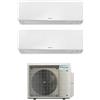 Daikin Climatizzatore Condizionatore Daikin Bluevolution Dual Split Inverter serie FTXM/R PERFERA WALL 12+12 con 2MXM40A R-32 Wi-Fi Integrato 12000+12000