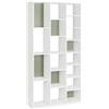 Bizzotto Libreria Con Vani A Cubo 92x30x178 Arctic Bizzotto Bianco-Verde Salvia