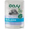 Oasy per Gatto Mature & Senior con Bocconcini di Salmone in Salsa da 85 gr