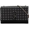 Saint Laurent Pre-Owned - Borsa a tracolla Grain De Poudre Studded Kate media 2013-2023 - Donna - pelle di vitello - Taglia unica - Nero