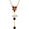 NOBLE COLLECTION Harry Potter Collana Cristallo Rosso Hermione Granger 41 cm Noble Collection