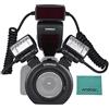 YONGNUO YN24EX E-TTL, Speedlite Flash per Macro, 5600 K, con due Teste Flash e 4 Anelli Adattatori, per Canon