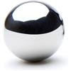 LE COQ PORCELAINE Atlantis sfera decorativa acciaio cromato Ø cm 42