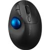 Kensington Pro Fit Ergo TB450 Trackball Wireless e Bluetooth 2,4 GHz, Durata della Batteria fino a 18 Mesi, Comando a Pollice, Realizzata al 50% in Plastica Riciclata, 34 mm, blu, K72194WW
